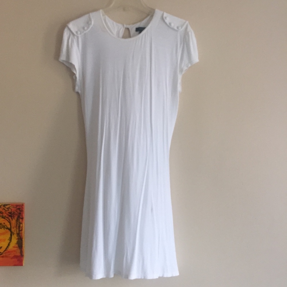 Arden B white cap sleeved adorable dress!